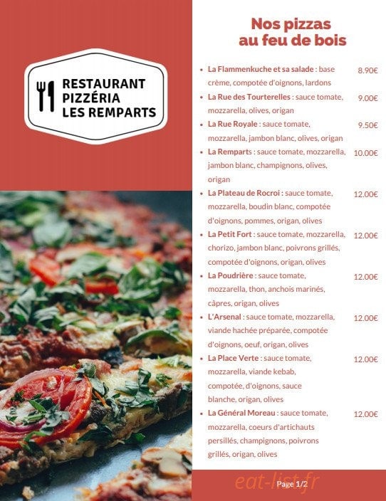 Les Remparts — carte page 1