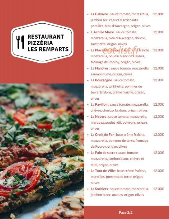 Les Remparts — carte page 2