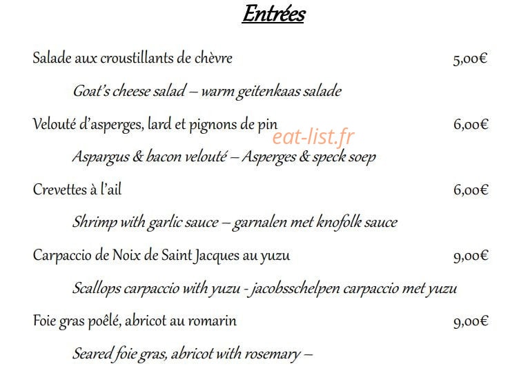 Hotel du Saumon — carte page 2
