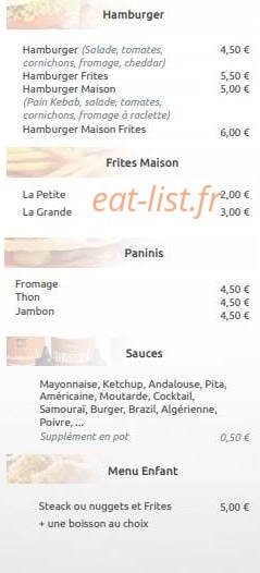 La Croustillade — carte page 3