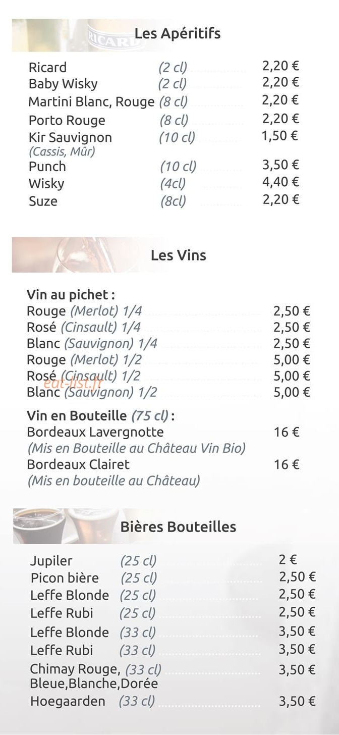 La Croustillade — carte page 4