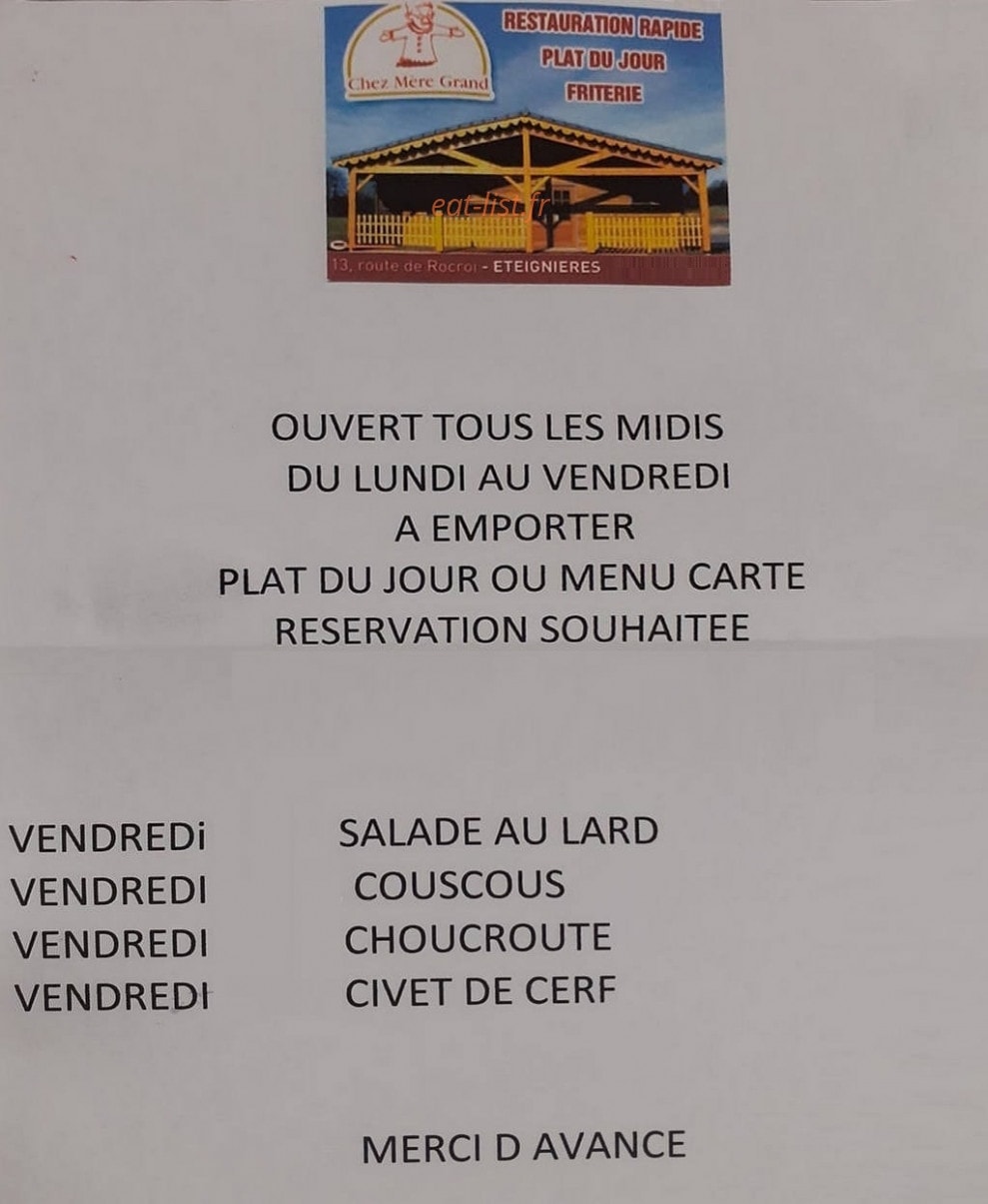 Chez Mère-Grand — carte page 1