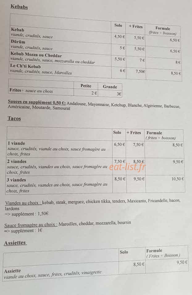 Chez Vadim — carte page 2