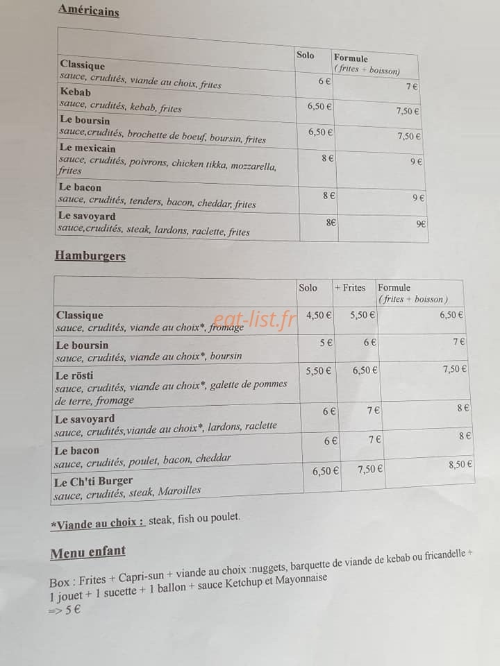 Chez Vadim — carte page 2