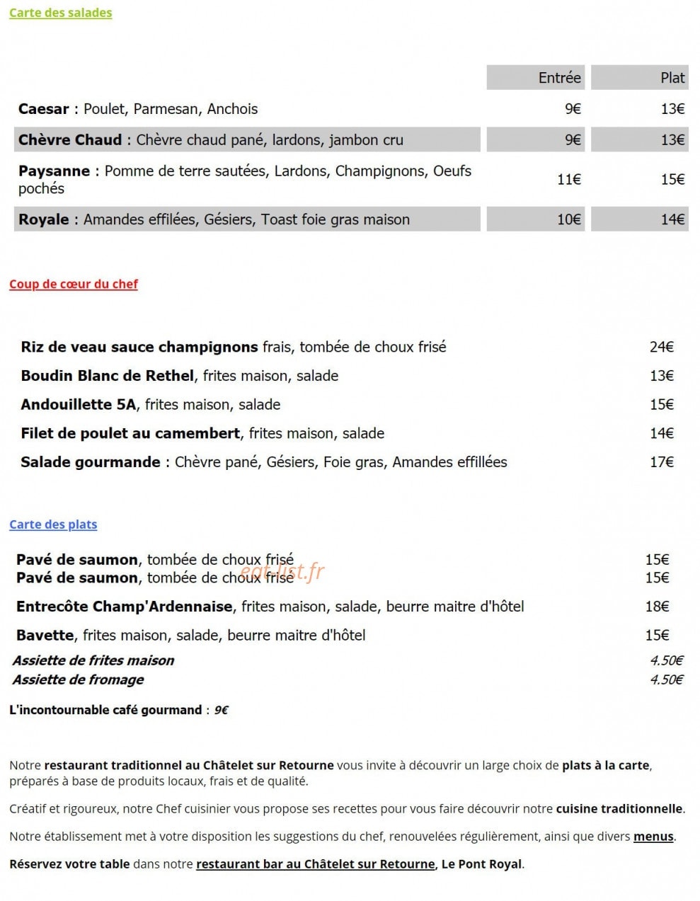Le pont royal — carte page 1