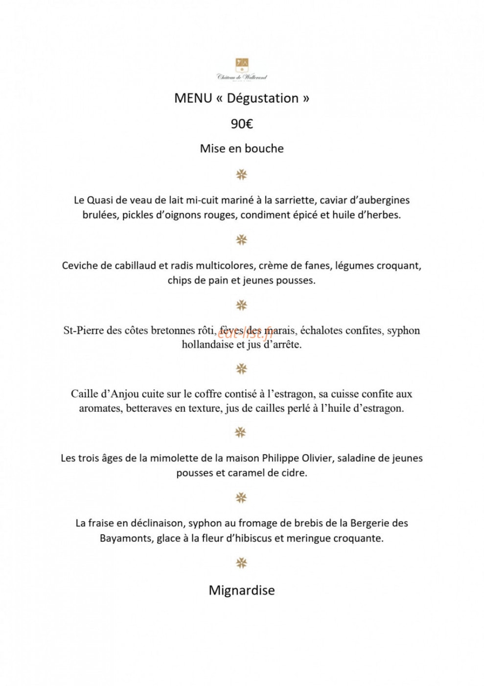 Le Château de Wallerand — carte page 2