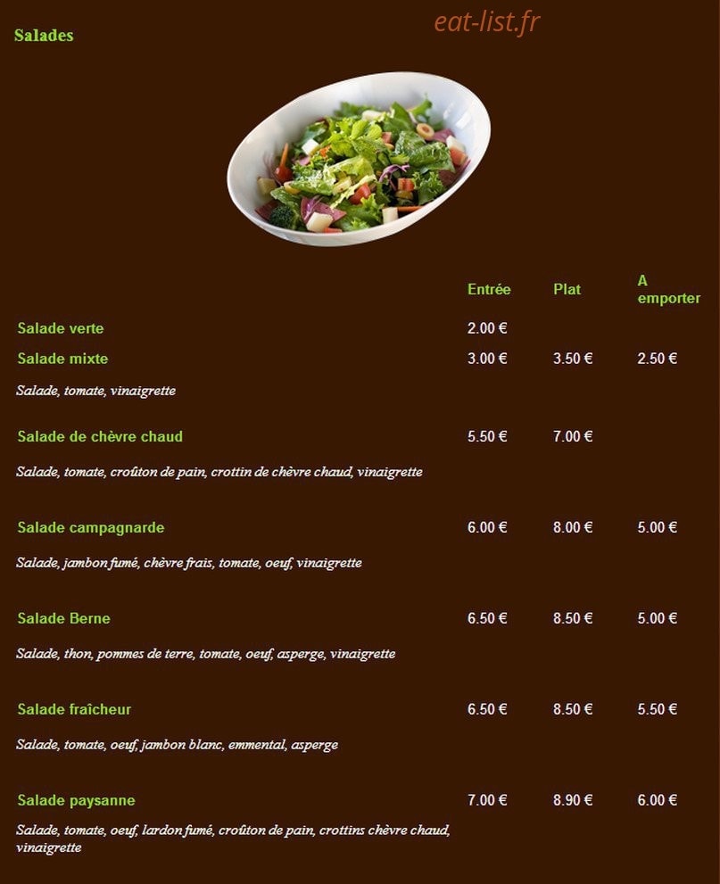Pizz'Alex — carte page 5