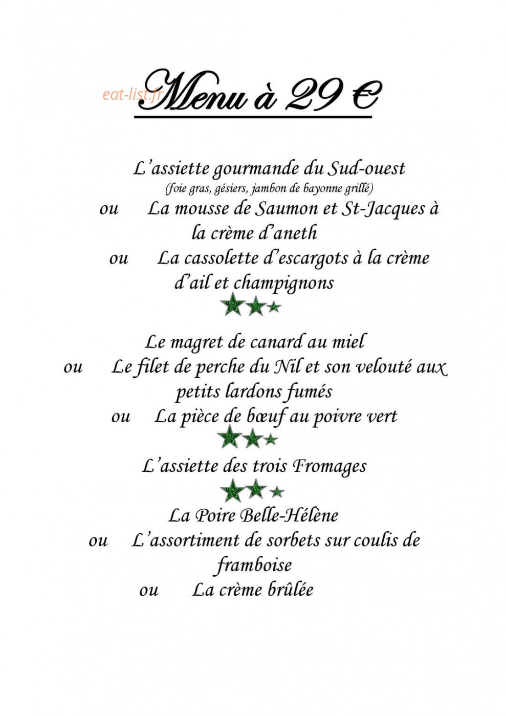 Saint Honoré — carte page 6