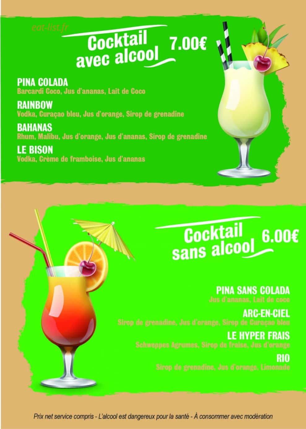 Chez Alex — carte page 4