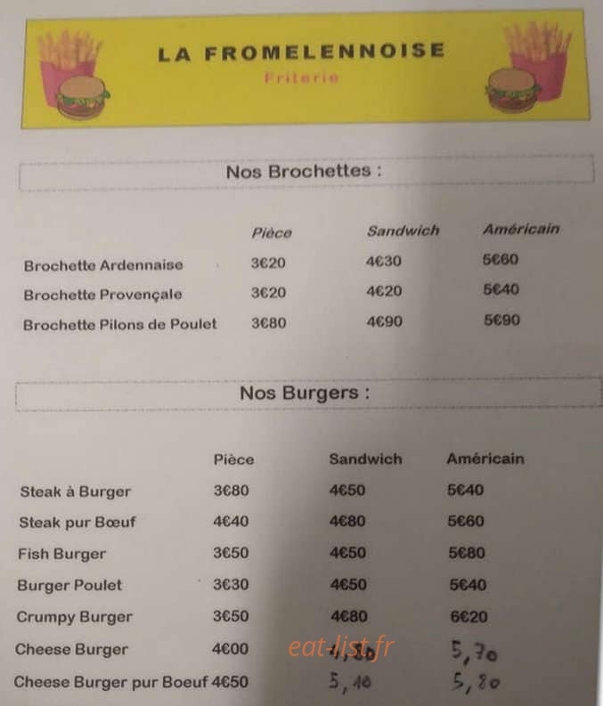 La Fromelennoise — carte page 2