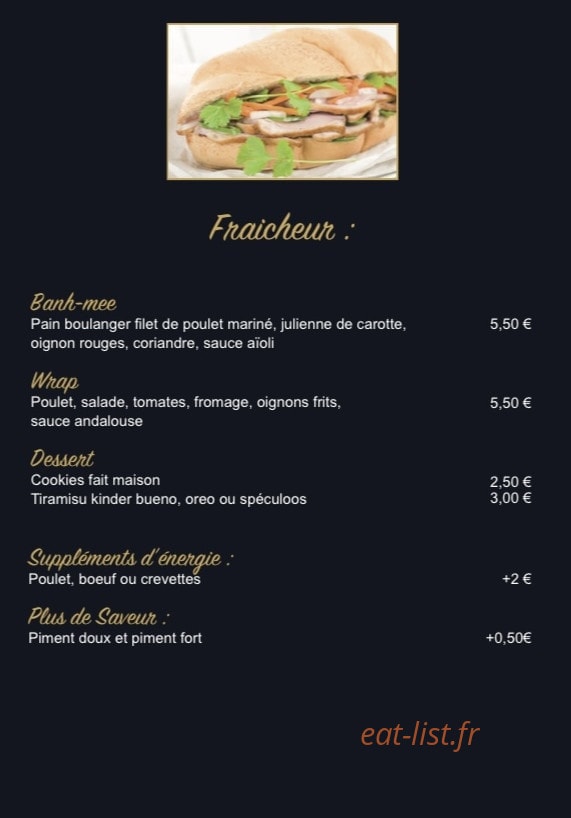 Boon mee — carte page 3