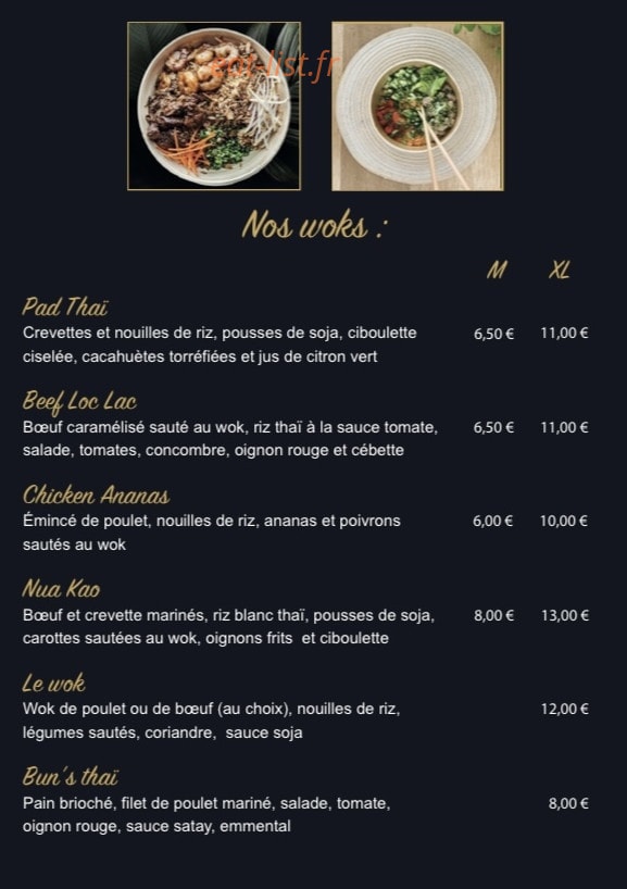 Boon mee — carte page 2