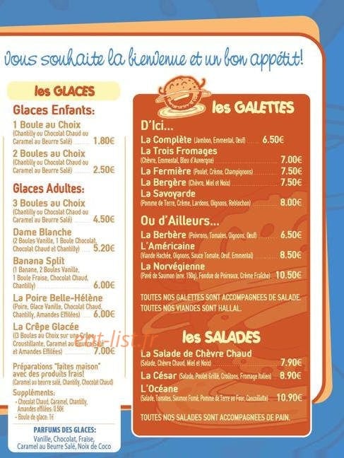 La Crêp'rit — carte page 2