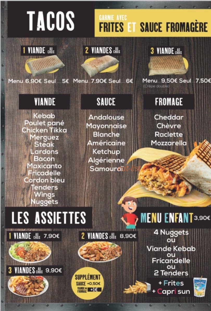 O'riginal Food — carte page 2