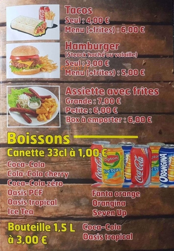 Chez Metin — carte page 2