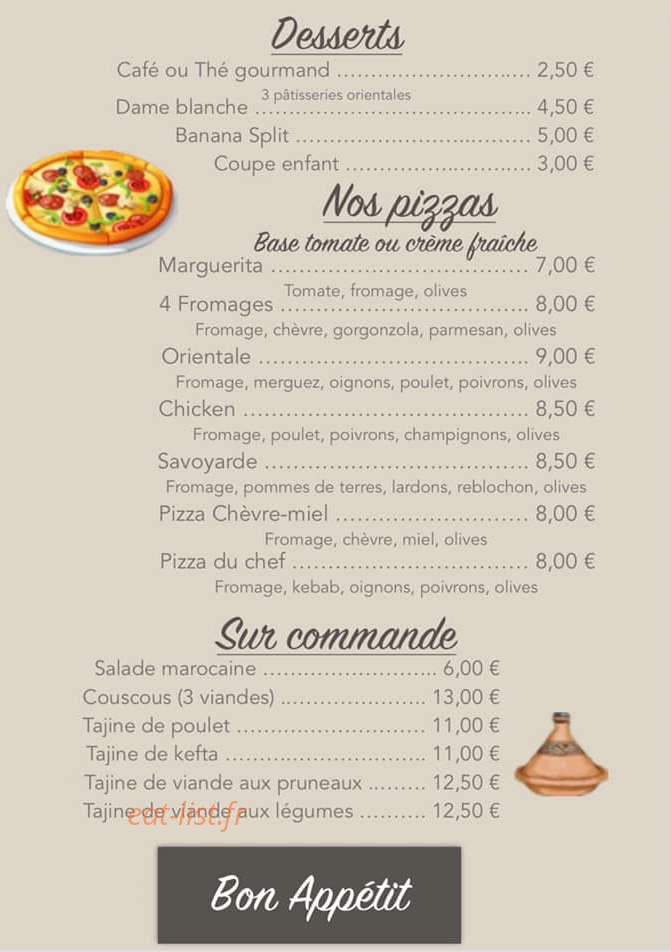 Chez Abdel — carte page 2