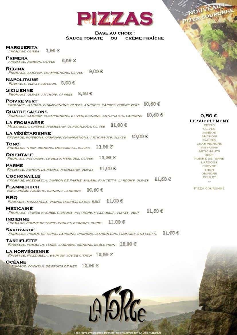 La forge — carte page 1