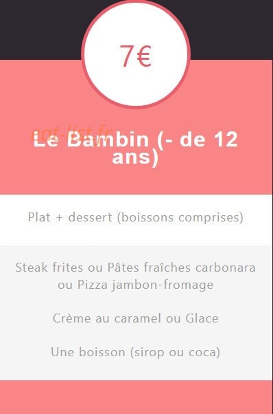 Au Grilladou — carte page 5