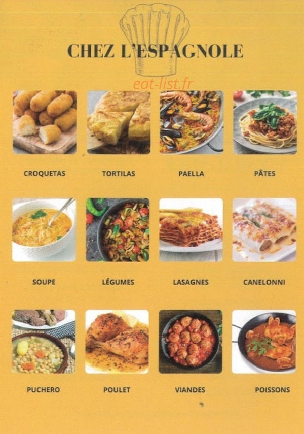 Chez l'espagnole — carte page 2