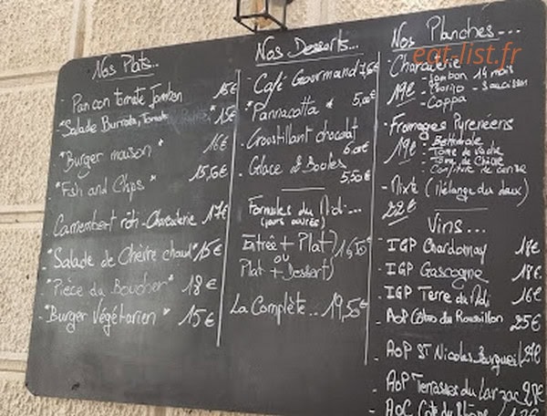 H4 Bar — carte page 1