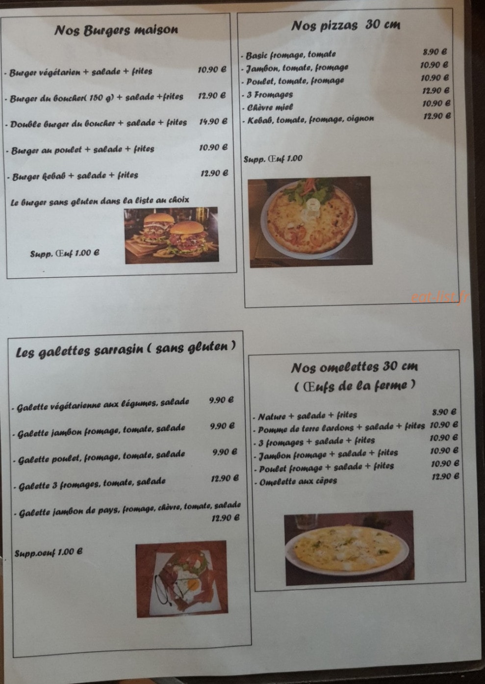L'en cas — carte page 2