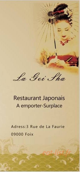 La Gei Sha — carte page 1
