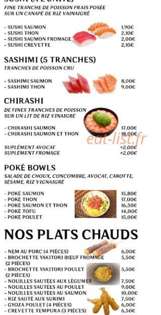 La Geisha — carte page 3