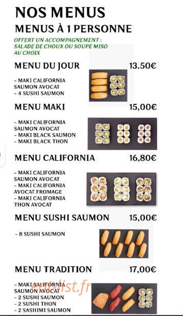 La Geisha — carte page 6