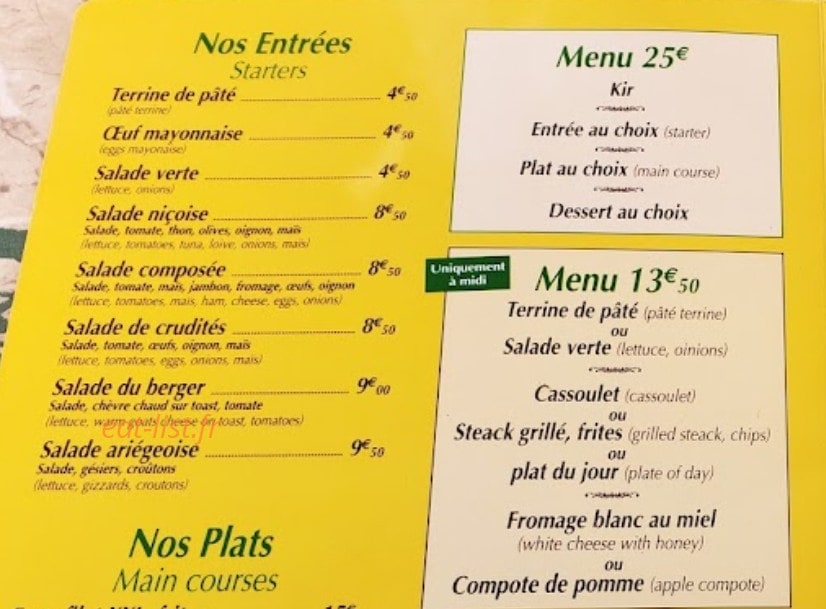 Le Central — carte page 1