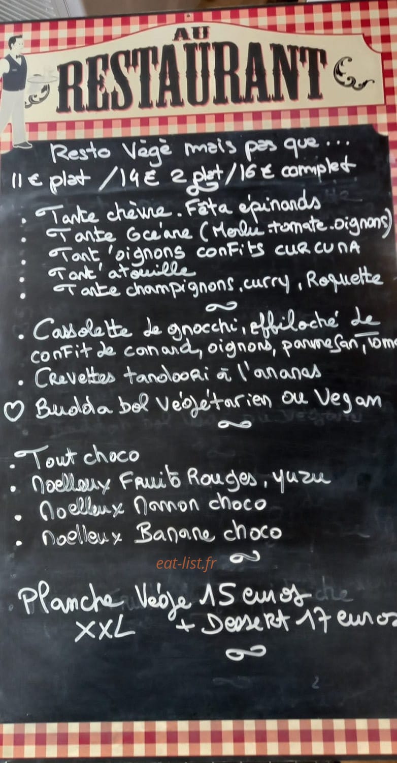 Le Chat Chapeaute — carte page 1