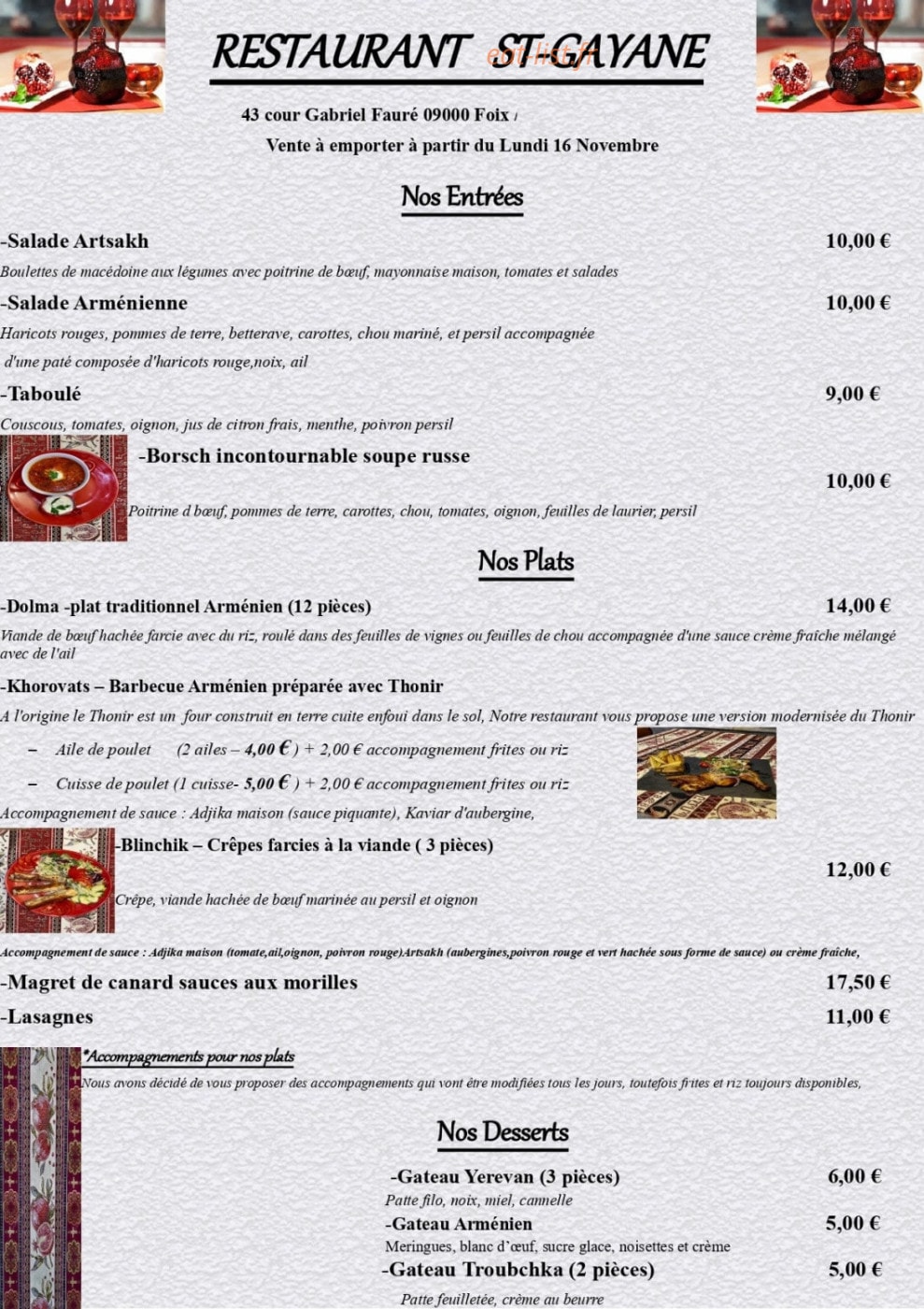 Saint-Gayané — carte page 7