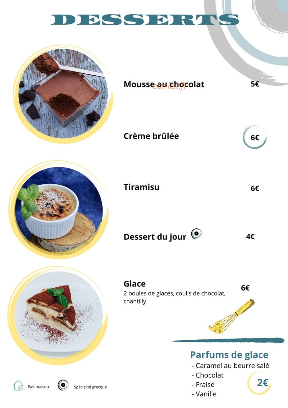 Saveurs Méditerranée — carte page 3