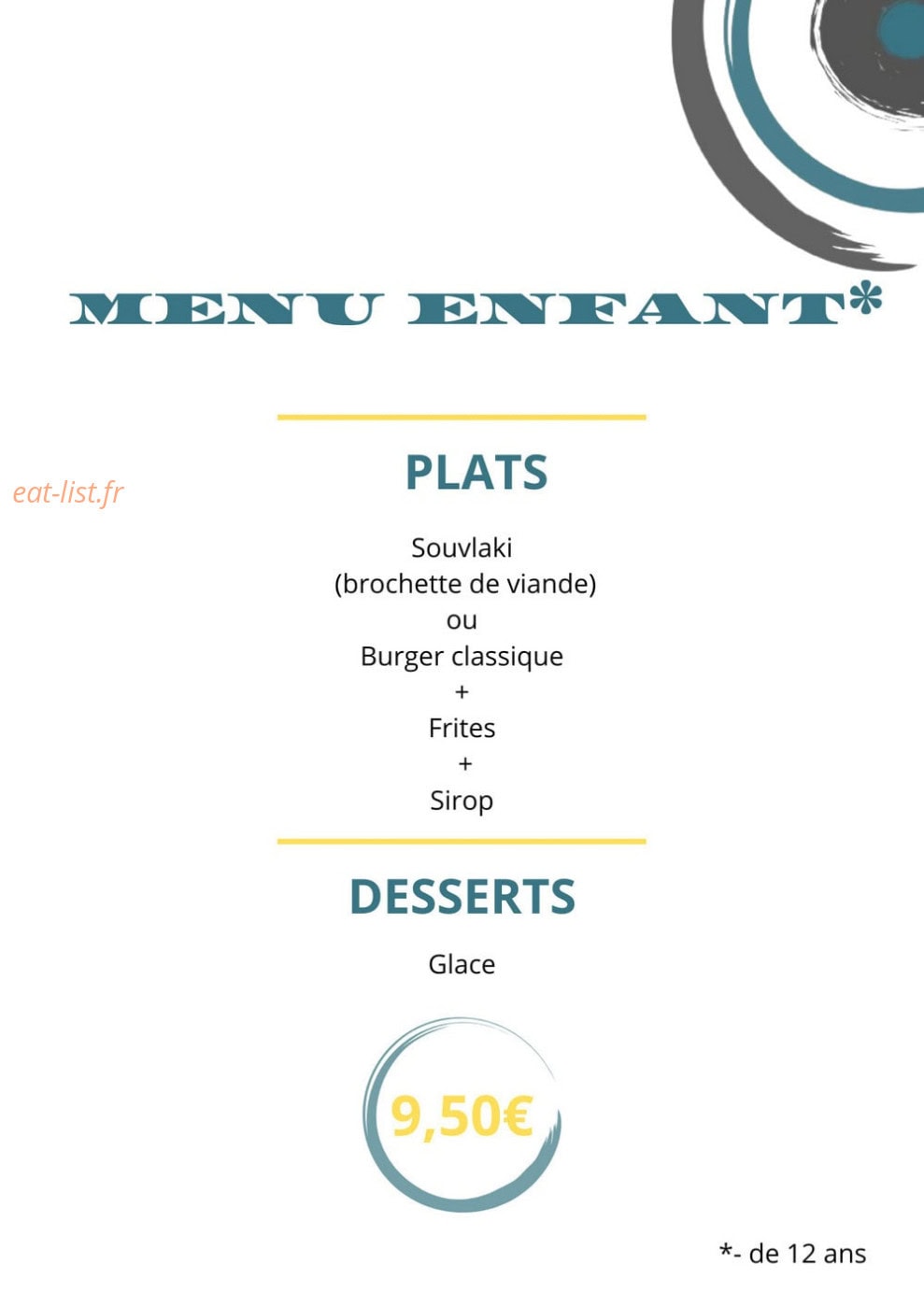 Saveurs Méditerranée — carte page 4