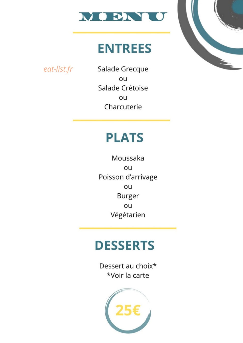 Saveurs Méditerranée — carte page 5