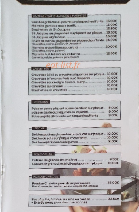 Asia Star — carte page 2