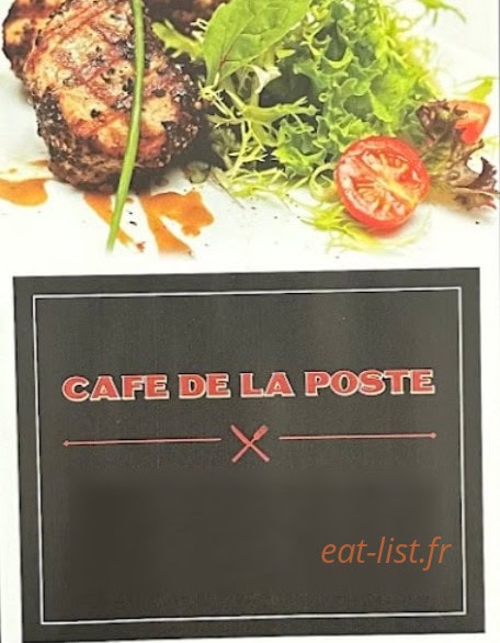 Brasserie Café de la poste — carte page 1
