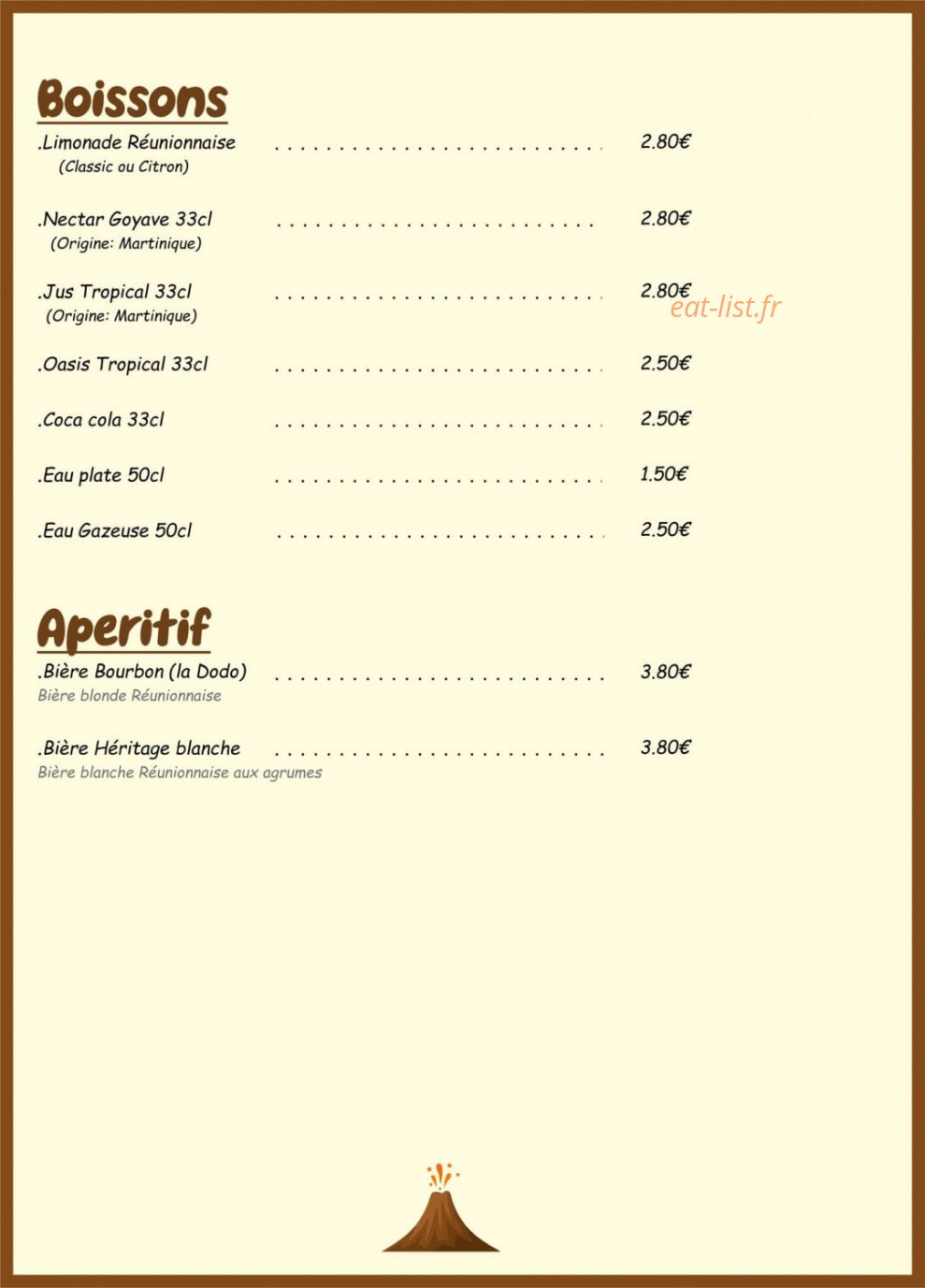 La Marmite de la Fournaise — carte page 3