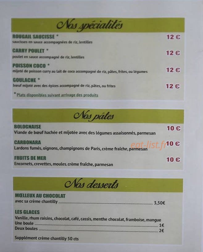 La Rocade — carte page 1