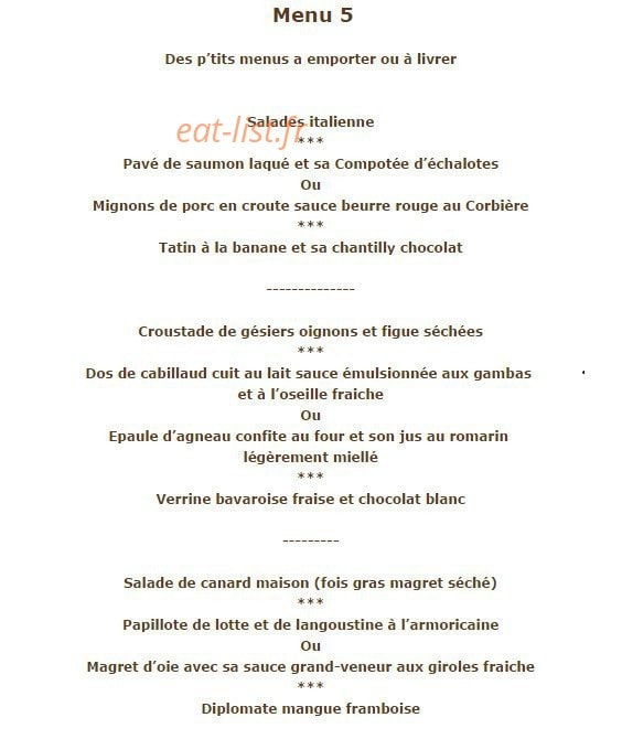 Le Moulin — carte page 5
