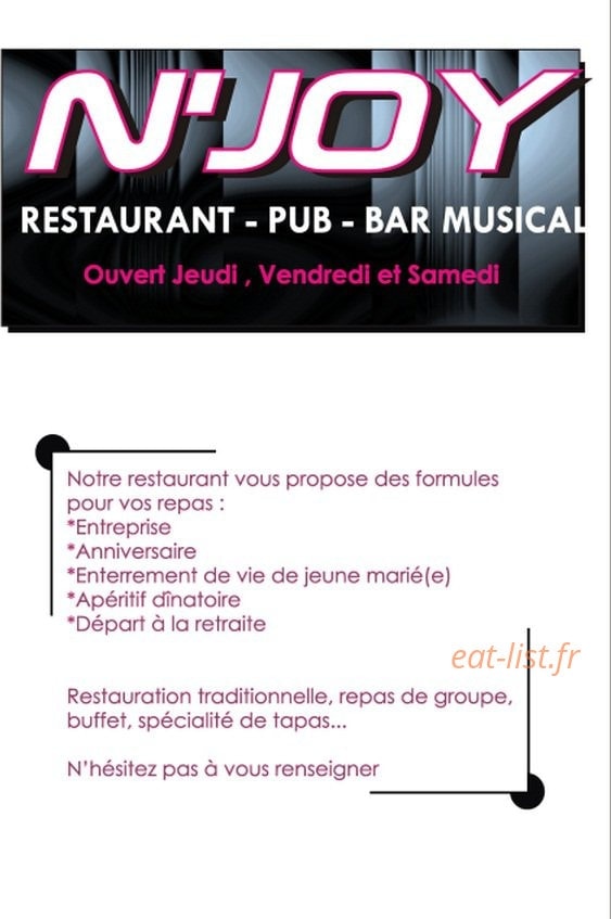 N'joy — carte page 1
