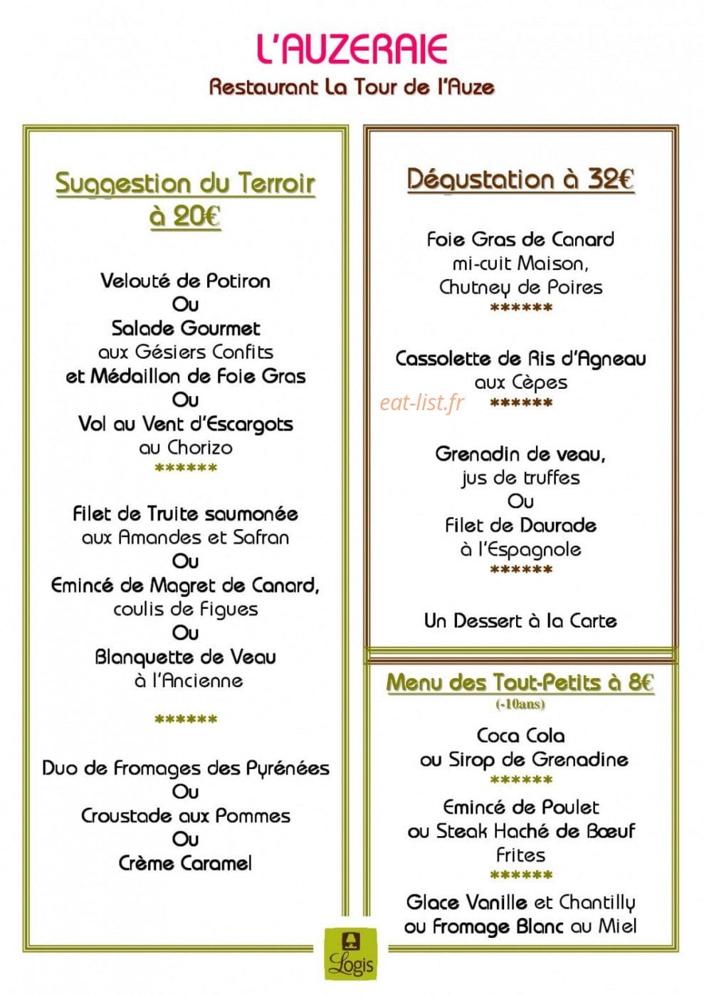 La Tour de l'Auze — carte page 2