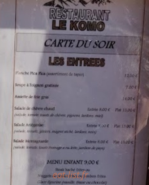 Le Komo — carte page 2