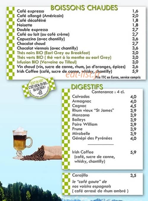 La Marmotte Toquée — carte page 7