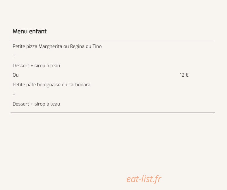 Chez Mateo — carte page 5