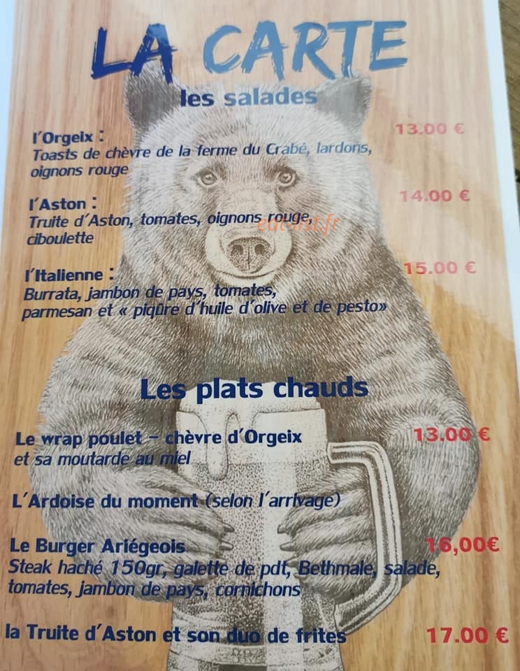 La Tanière — carte page 2