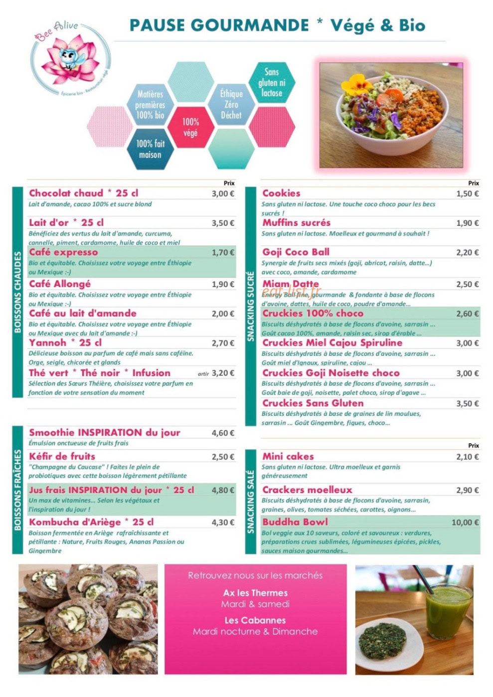 Bee Alive L'Harmonie du Vivant — carte page 1