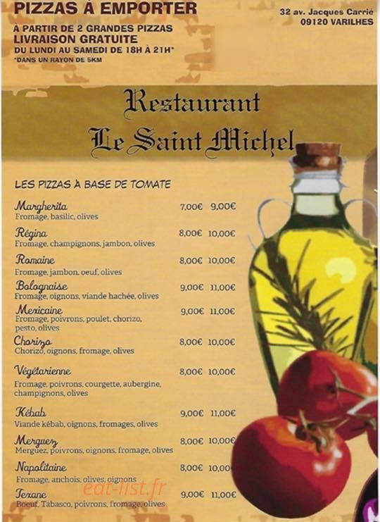 Le Saint Michel — carte page 1