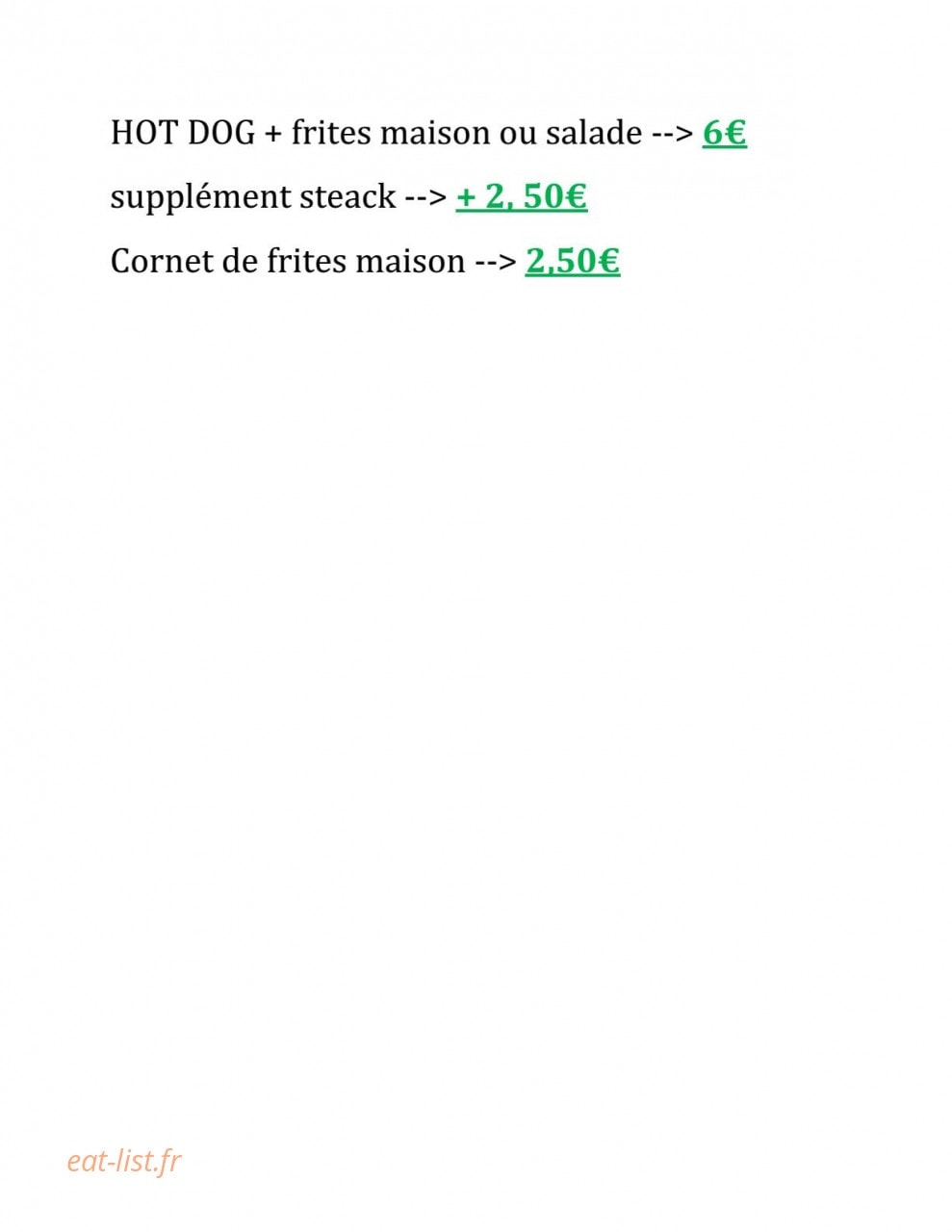 R'stream Burger — carte page 3
