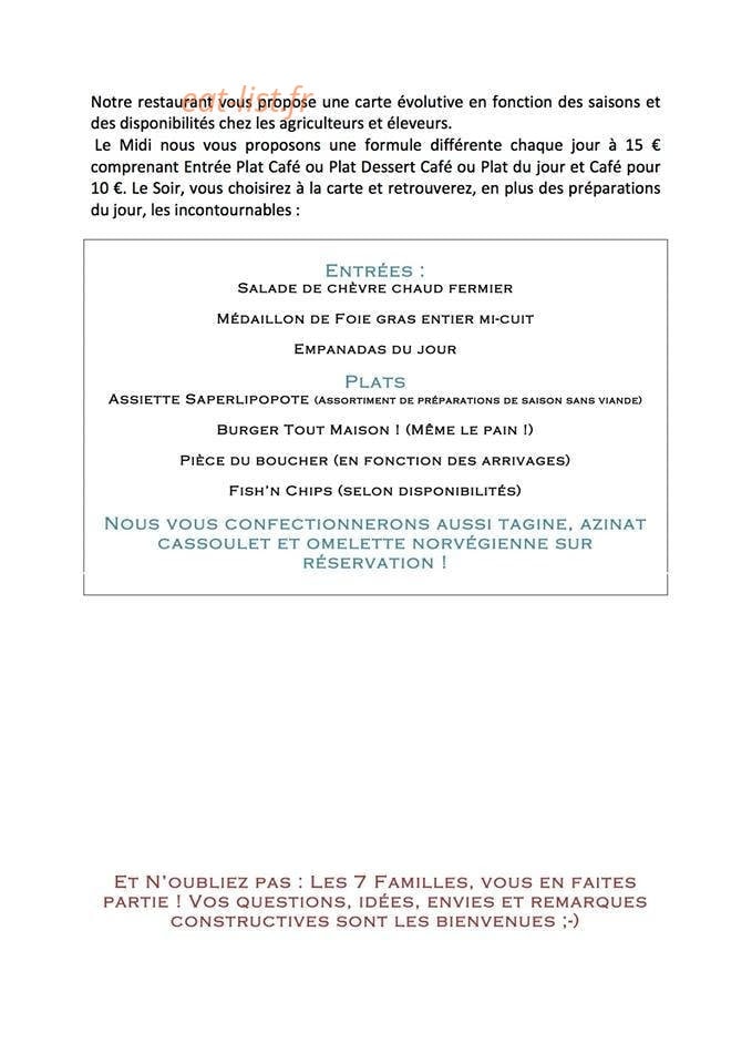 Les 7 Familles — carte page 1