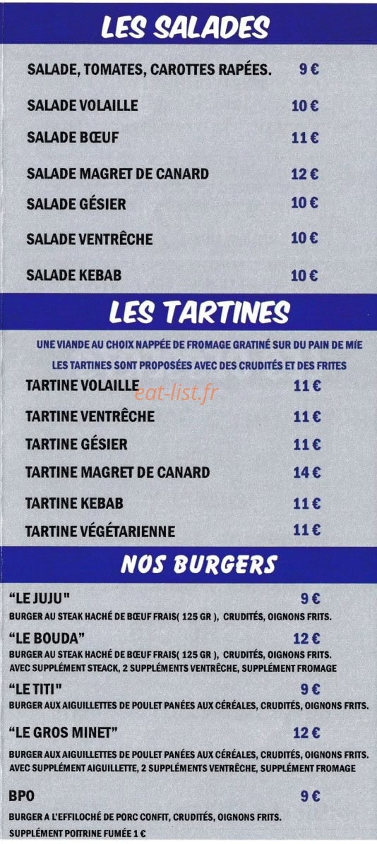 Cyril Fouguet's — carte page 4